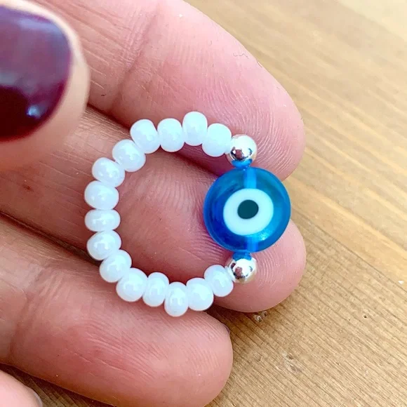 Evil Eye Stacking Rings - Picture 6 of 6